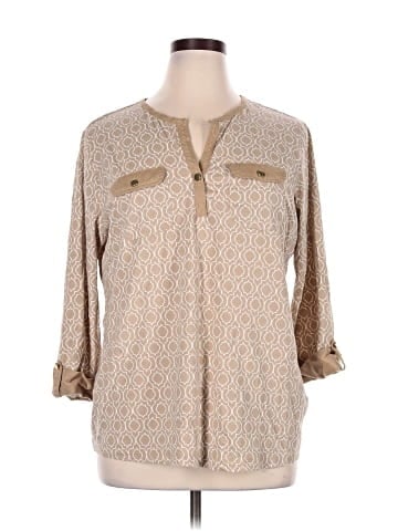 Laura Scott 3/4 Sleeve Blouse (view 1)