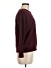 Atmosphere Solid Burgundy Sweatshirt Size 6 - photo 4