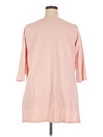 Roaman's 3/4 Sleeve T-Shirt (view 2)