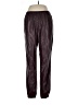 Natori Metallic Burgundy Track Pants Size L - photo 1