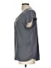 Fortune + Ivy 100% Polyester Gray Short Sleeve Blouse Size L - photo 5