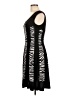 Connected Apparel Graphic Black Cocktail Dress Size 10 - photo 5