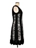 Connected Apparel Graphic Black Cocktail Dress Size 10 - photo 4