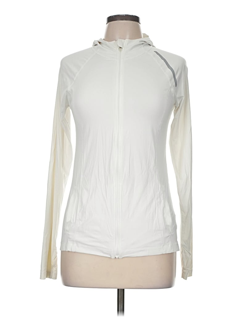 Pre-owned Bloquv Cardigan Sweater In White