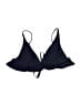 J.Crew Solid Blue Swimsuit Top Size S - photo 1