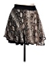 T2Love 100% Polyester Animal Print Black Formal Skirt Size 12 - photo 1