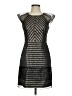 Phoebe 100% Polyester Tweed Black Cocktail Dress Size 2 - photo 1