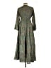 Boemo Paisley Green Casual Dress Size L - photo 2