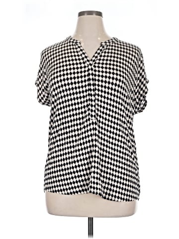 Dana Buchman Short Sleeve Blouse (view 1)