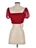 BaeVely Red Short Sleeve Top Size S - photo 2