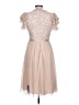 Needle & Thread 100% Polyester Pink Cocktail Dress Size 10 - photo 2
