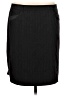 Ecru Solid Black Formal Skirt Size 8 - photo 1