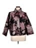 Chico's Floral Burgundy Jacket Size XL - photo 1
