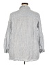 Sigrid Olsen 100% Linen Gray 3/4 Sleeve Button-Down Shirt Size 2X - photo 2