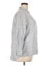 Sigrid Olsen 100% Linen Gray 3/4 Sleeve Button-Down Shirt Size 2X - photo 4