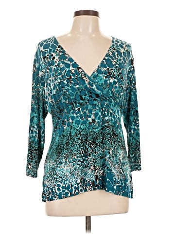 Travelers by Chico's 3/4 Sleeve Blouse (view 1)