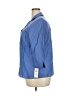 JM Collection Blue 3/4 Sleeve Button-Down Shirt Size 2X - photo 5