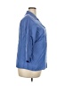 JM Collection Blue 3/4 Sleeve Button-Down Shirt Size 2X - photo 4