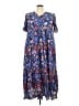 BLOOMCHIC 100% Rayon Blue Casual Dress Size 18 - 20 - photo 1