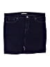 Levi's Solid Blue Denim Shorts Size 22 - photo 1