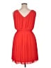 Jessica Simpson 100% Polyester Solid Red Cocktail Dress Size 14 - photo 2