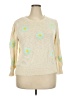 Cato Floral Ivory Pullover Sweater Size 18/20W - photo 1