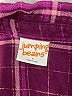 Jumping Beans Tweed Burgundy Long Sleeve Button-Down Shirt Size 6 - photo 3