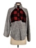 Maurices 100% Polyester Plaid Gray Pullover Sweater Size S - photo 1