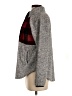 Maurices 100% Polyester Plaid Gray Pullover Sweater Size S - photo 5