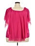 Cato 100% Polyester Pink Short Sleeve Blouse Size 18 - photo 1