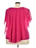 Cato 100% Polyester Pink Short Sleeve Blouse Size 18 - photo 2