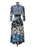 Gabby Skye Print Blue Casual Dress Size 8 - photo 2