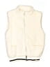 Sovereign Code 100% Polyester Ivory Faux Fur Vest Size 8 - photo 1