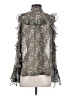 Robert Rodriguez 100% Silk Silver Sleeveless Silk Top Size 2 - photo 2