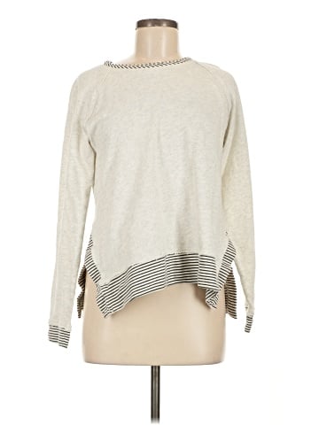 Hem & Thread Pullover Sweater (view 1)