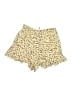 Kivari 100% Linen Polka Dots Yellow Shorts Size S - photo 2