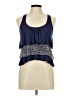 Kirra 100% Rayon Blue Tank Top Size L - photo 1