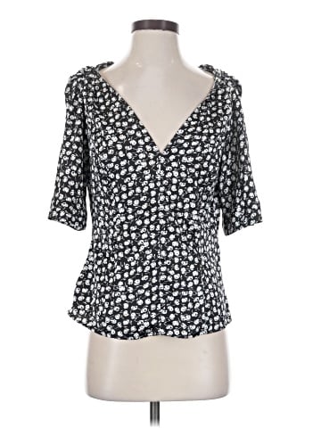White House Black Market Short Sleeve Blouse (view 1)