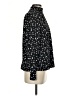 Ecru Polka Dots Black Long Sleeve Blouse Size S - photo 4