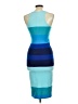 Express Color Block Blue Cocktail Dress Size M - photo 2