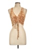 Forever 21 Tan Sleeveless Blouse Size L - photo 1