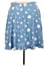 Unique Vintage Floral Blue Casual Skirt Size 1X - photo 2