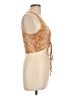 Forever 21 Tan Sleeveless Blouse Size L - photo 4