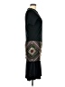 Zara Basic Argyle Black Casual Dress Size M - photo 4