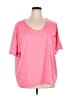 Zenana Pink Short Sleeve Top Size XL - photo 1