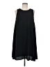 Halogen 100% Polyester Solid Black Casual Dress Size M - photo 1