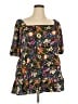 BLOOMCHIC 100% Polyester Black Short Sleeve Blouse Size 18 - photo 1
