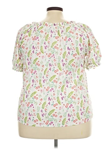 St. John's Bay Short Sleeve Blouse (view 2)