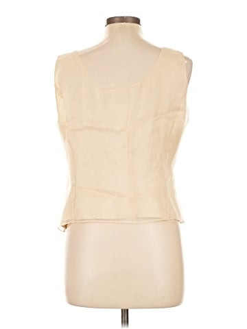 Albert Nipon Sleeveless Silk Top (view 2)