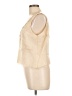 Albert Nipon 100% Silk Ivory Sleeveless Silk Top Size 12 - photo 5